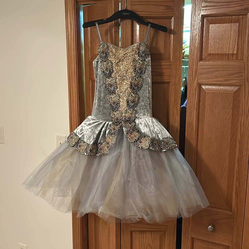 Light Gray/Blue Ballet Costume